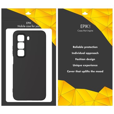 Чохол TPU Epik Black Full Camera для Infinix Hot 50 4G Чорний Чохол TPU Epik Black Full Camera для Infinix Hot 50 4G Чорний