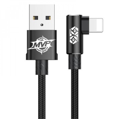 Кабель Baseus MVP Elbow Lightning (CALMVP-01) (L Shape) Black 1m
