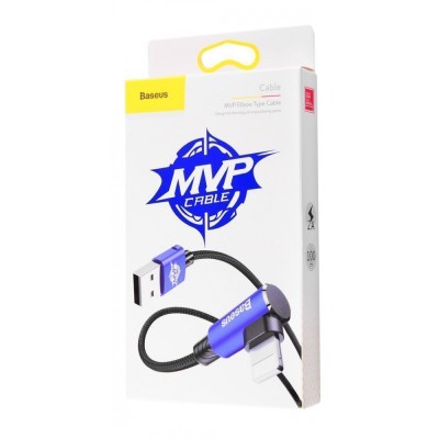 Кабель Baseus MVP Elbow Lightning (CALMVP-01) (L Shape) Black 1m