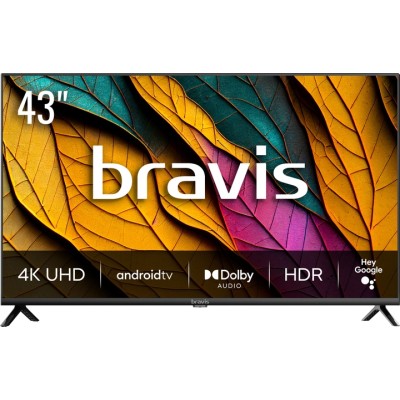 Телевізор BRAVIS 43K6000U рідкокристалічний Телевізор BRAVIS 43K6000U рідкокристалічний