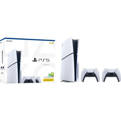 Консоль Sony PlayStation 5 Slim 1TB (+ 2 Dualsense) (UA) Консоль Sony PlayStation 5 Slim 1TB (+ 2 Dualsense) (UA)