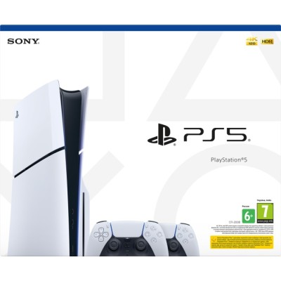 Консоль Sony PlayStation 5 Slim 1TB (+ 2 Dualsense) (UA) Консоль Sony PlayStation 5 Slim 1TB (+ 2 Dualsense) (UA)