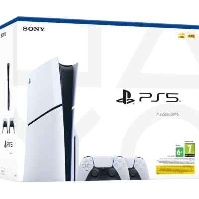 Консоль Sony PlayStation 5 Slim 1TB (+ 2 Dualsense) (UA) Консоль Sony PlayStation 5 Slim 1TB (+ 2 Dualsense) (UA)
