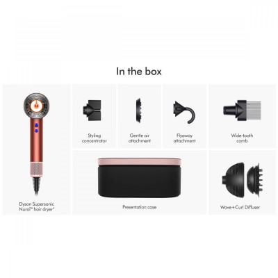 Фен Dyson Supersonic HD16 Nural Strawberry Bronze/Blush Pink (561725-01) EU Фен Dyson Supersonic HD16 Nural Strawberry Bronze/Blush Pink (561725-01) EU