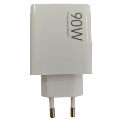 Зарядний пристрій Xiaomi 90W HyperCharge Combo (Type-A) (BHR07ZBEU) білий + кабель USB-C Зарядний пристрій Xiaomi 90W HyperCharge Combo (Type-A) (BHR07ZBEU) білий + кабель USB-C