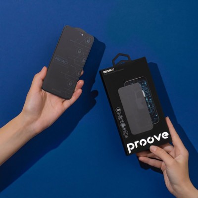 Захисне скло iPhone 16 Pro Proove Privacy Black