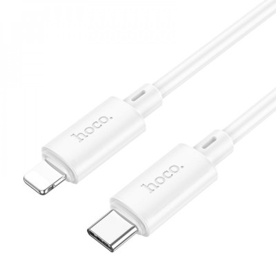 Кабель Hoco X88 Magic silicone 20W Type-C to Lightning (1m) white