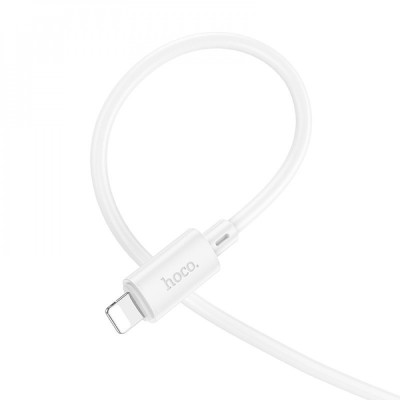 Кабель Hoco X88 Magic silicone 20W Type-C to Lightning (1m) white