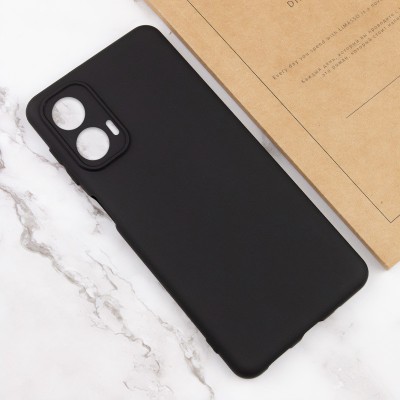 Чохол TPU GETMAN Liquid Silk Full Camera для Motorola Moto G24 Чорний / Black Чохол TPU GETMAN Liquid Silk Full Camera для Motorola Moto G24 Чорний / Black