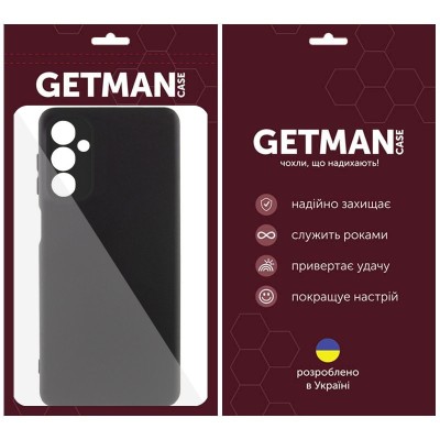 Чохол TPU GETMAN Liquid Silk Full Camera для Samsung Galaxy A05s Чорний / Black Чохол TPU GETMAN Liquid Silk Full Camera для Samsung Galaxy A05s Чорний / Black