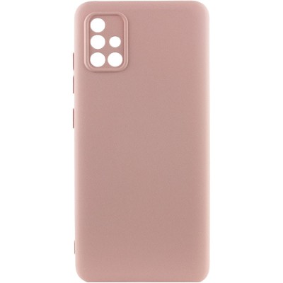 Чохол TPU GETMAN Liquid Silk Full Camera для Samsung Galaxy A51 Рожевий / Pink Sand Чохол TPU GETMAN Liquid Silk Full Camera для Samsung Galaxy A51 Рожевий / Pink Sand