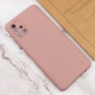 Чохол TPU GETMAN Liquid Silk Full Camera для Samsung Galaxy A51 Рожевий / Pink Sand Чохол TPU GETMAN Liquid Silk Full Camera для Samsung Galaxy A51 Рожевий / Pink Sand
