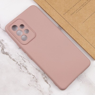 Чохол TPU GETMAN Liquid Silk Full Camera для Samsung Galaxy A52 4G / A52 5G / A52s Рожевий / Pink Sand Чохол TPU GETMAN Liquid Silk Full Camera для Samsung Galaxy A52 4G / A52 5G / A52s Рожевий / Pink Sand