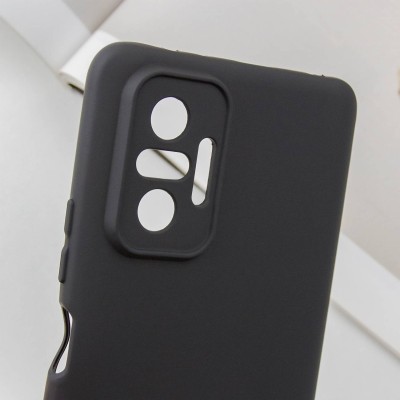 Чохол TPU GETMAN Liquid Silk Full Camera для Xiaomi Redmi Note 10 Pro / 10 Pro Max Чорний / Black Чохол TPU GETMAN Liquid Silk Full Camera для Xiaomi Redmi Note 10 Pro / 10 Pro Max Чорний / Black