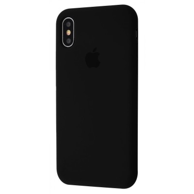 Чохол Silicone Case Full iPhone X/Xs black