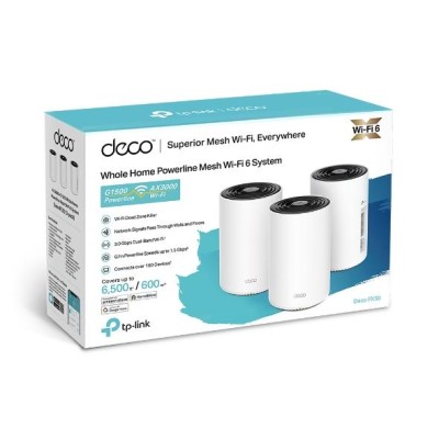 Домашня Powerline Mesh Wi-Fi система (3 шт у комплекті), Deco PX50(3-pack) TP-LINK Домашня Powerline Mesh Wi-Fi система (3 шт у комплекті), Deco PX50(3-pack) TP-LINK