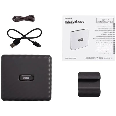 Портативний кольоровий фотопринтер Instax LINK WIDE M EX D GRAY Портативний кольоровий фотопринтер Instax LINK WIDE M EX D GRAY