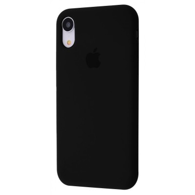 Чохол Silicone Case Full iPhone Xr black