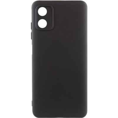 Чохол TPU GETMAN Liquid Silk Full Camera для Motorola Moto G04 / E14 Чорний / Black Чохол TPU GETMAN Liquid Silk Full Camera для Motorola Moto G04 / E14 Чорний / Black