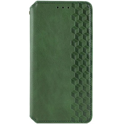 Шкіряний чохол-книжка GETMAN Cubic (PU) для Xiaomi Redmi Note 14 4G (Europe version) Зелений Шкіряний чохол-книжка GETMAN Cubic (PU) для Xiaomi Redmi Note 14 4G (Europe version) Зелений