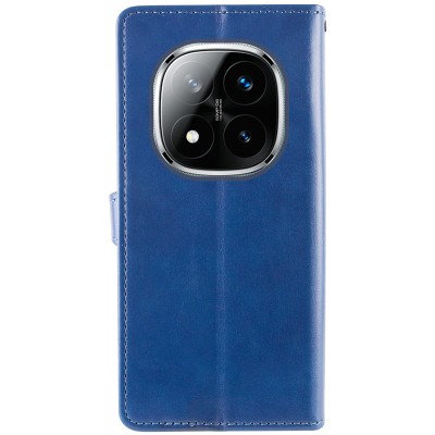 Шкіряний чохол-книжка GETMAN Gallant (PU) для Xiaomi Redmi Note 14 Pro 4G Синій Шкіряний чохол-книжка GETMAN Gallant (PU) для Xiaomi Redmi Note 14 Pro 4G Синій