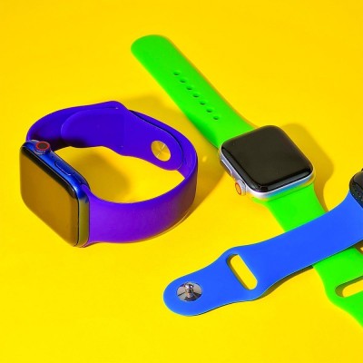 Ремінець Apple Watch Sport Band 38/40/41/42 mm 10 series (S) 2pcs dragonfruit Ремінець Apple Watch Sport Band 38/40/41/42 mm 10 series (S) 2pcs dragonfruit