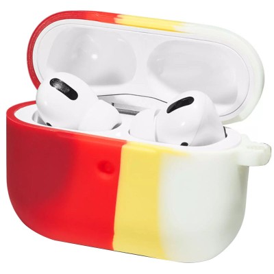 Силиконовый футляр Colorfull для наушников AirPods Pro Красный / Белый Силиконовый футляр Colorfull для наушников AirPods Pro Красный / Белый