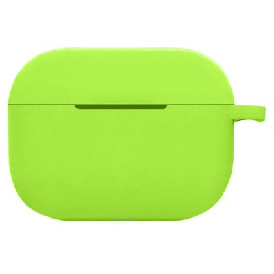 Силиконовый футляр New с карабином для наушников Airpods Pro Салатовый / Neon green Силиконовый футляр New с карабином для наушников Airpods Pro Салатовый / Neon green