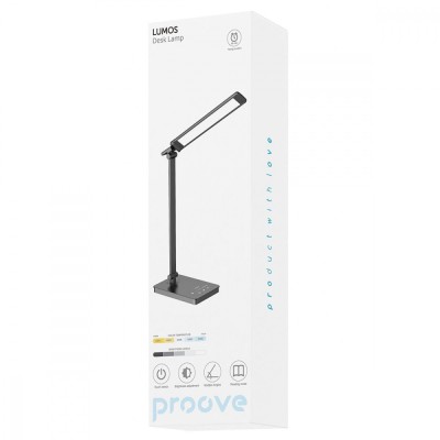 Настільна лампа Proove Lumos (PLLM00010001) dark gray