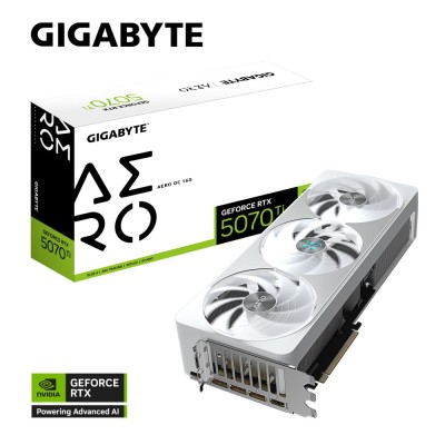 Відеокарта PCIE16 RTX5070TI 16GB GV-N507TAERO OC-16GD GIGABYTE