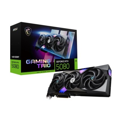 Відеокарта PCIE16 RTX5080 16GB GDDR7 RTX5080 16G GAM TRIO OC MSI