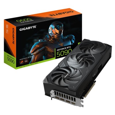 Відеокарта PCIE16 RTX5090 32GB GDDR7 GV-N5090WF3OC-32GD GIGABYTE
