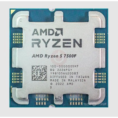 Центральний процесор комп’ютера (CPU) RYZEN X6 R5-7500F SAM5 OEM 65W 3700 100-000000597 AMD Центральний процесор комп’ютера (CPU) RYZEN X6 R5-7500F SAM5 OEM 65W 3700 100-000000597 AMD