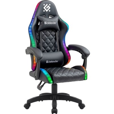 ігр. крісло DEFENDER (64559) Energy чорний,RGB,класс 4,PU ігр. крісло DEFENDER (64559) Energy чорний,RGB,класс 4,PU