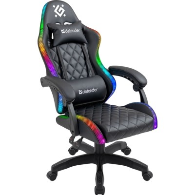 ігр. крісло DEFENDER (64559) Energy чорний,RGB,класс 4,PU ігр. крісло DEFENDER (64559) Energy чорний,RGB,класс 4,PU