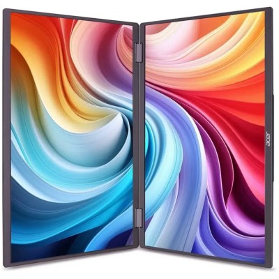 Монiтор ACER 15.6" Dual Portable PD163Qbmiuux (UM.ZP3EE.008) IPS FHD MiniHDMI 2*USB-C VESA MM Silver Монiтор ACER 15.6" Dual Portable PD163Qbmiuux (UM.ZP3EE.008) IPS FHD MiniHDMI 2*USB-C VESA MM Silver