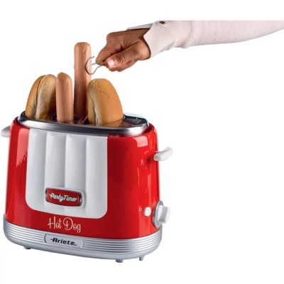 Бутербродниця ARIETE 0206 - HOT DOG червона Бутербродниця ARIETE 0206 - HOT DOG червона