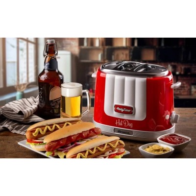 Бутербродниця ARIETE 0206 - HOT DOG червона Бутербродниця ARIETE 0206 - HOT DOG червона