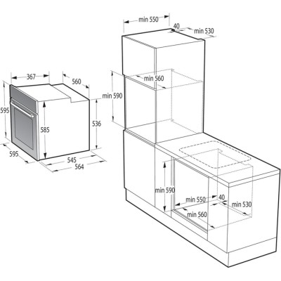 Вбуд. духовка GORENJE BPS 6747 A06BG Вбуд. духовка GORENJE BPS 6747 A06BG