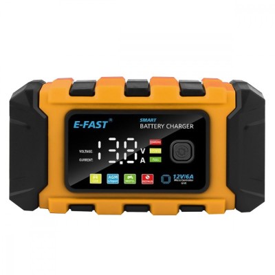 Зарядний пристрій E-Fast TK360 12V/6A CS yellow Зарядний пристрій E-Fast TK360 12V/6A CS yellow