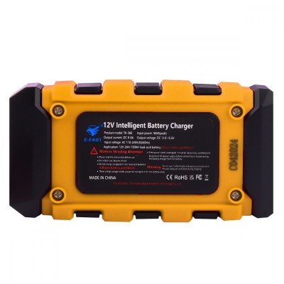 Зарядний пристрій E-Fast TK360 12V/6A CS yellow Зарядний пристрій E-Fast TK360 12V/6A CS yellow