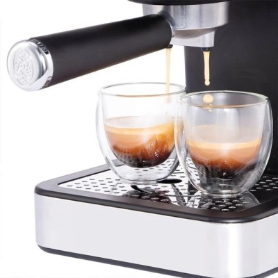 Кавоварка еспрессо RUSSELL HOBBS 26451-56 Distinctions Ocean, 1,1л, мелена + чалди, синьо-сріблястий