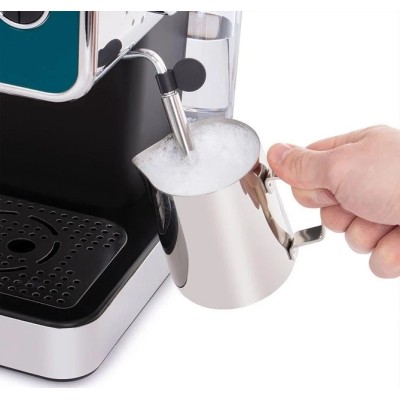 Кавоварка еспрессо RUSSELL HOBBS 26451-56 Distinctions Ocean, 1,1л, мелена + чалди, синьо-сріблястий