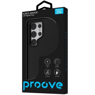 Чохол Proove Force Armor Case with Magnetic Ring Samsung Galaxy S24 Ultra black