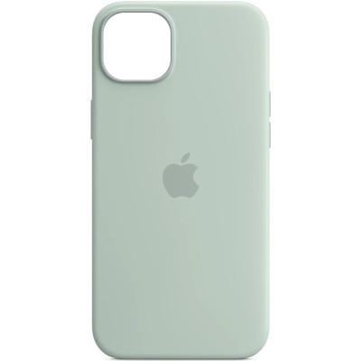 Чохол Silicone case (AAA) full with Magsafe and Animation для Apple iPhone 14 (6.1") Бірюзовий / Succulent Чохол Silicone case (AAA) full with Magsafe and Animation для Apple iPhone 14 (6.1") Бірюзовий / Succulent