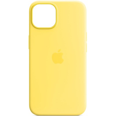 Чохол Silicone case (AAA) full with Magsafe and Animation для Apple iPhone 14 (6.1") Жовтий / Canary Yellow Чохол Silicone case (AAA) full with Magsafe and Animation для Apple iPhone 14 (6.1") Жовтий / Canary Yellow