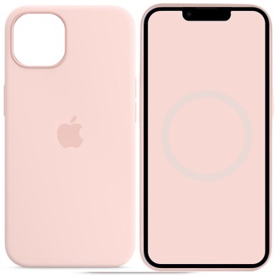 Чохол Silicone case (AAA) full with Magsafe and Animation для Apple iPhone 14 (6.1") Рожевий / Chalk Pink Чохол Silicone case (AAA) full with Magsafe and Animation для Apple iPhone 14 (6.1") Рожевий / Chalk Pink