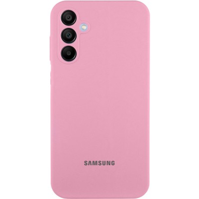Чохол Silicone Cover Lakshmi Full Camera (AAA) with Logo для Samsung Galaxy A35 Рожевий / Light pink Чохол Silicone Cover Lakshmi Full Camera (AAA) with Logo для Samsung Galaxy A35 Рожевий / Light pink