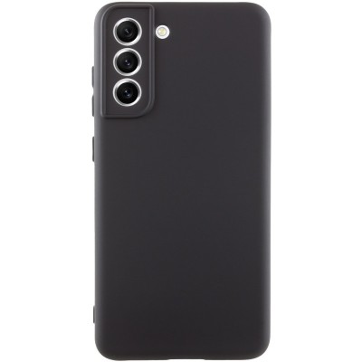 Чохол TPU GETMAN Liquid Silk Full Camera для Samsung Galaxy S21 FE Чорний / Black Чохол TPU GETMAN Liquid Silk Full Camera для Samsung Galaxy S21 FE Чорний / Black