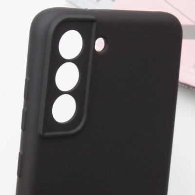 Чохол TPU GETMAN Liquid Silk Full Camera для Samsung Galaxy S21 FE Чорний / Black Чохол TPU GETMAN Liquid Silk Full Camera для Samsung Galaxy S21 FE Чорний / Black
